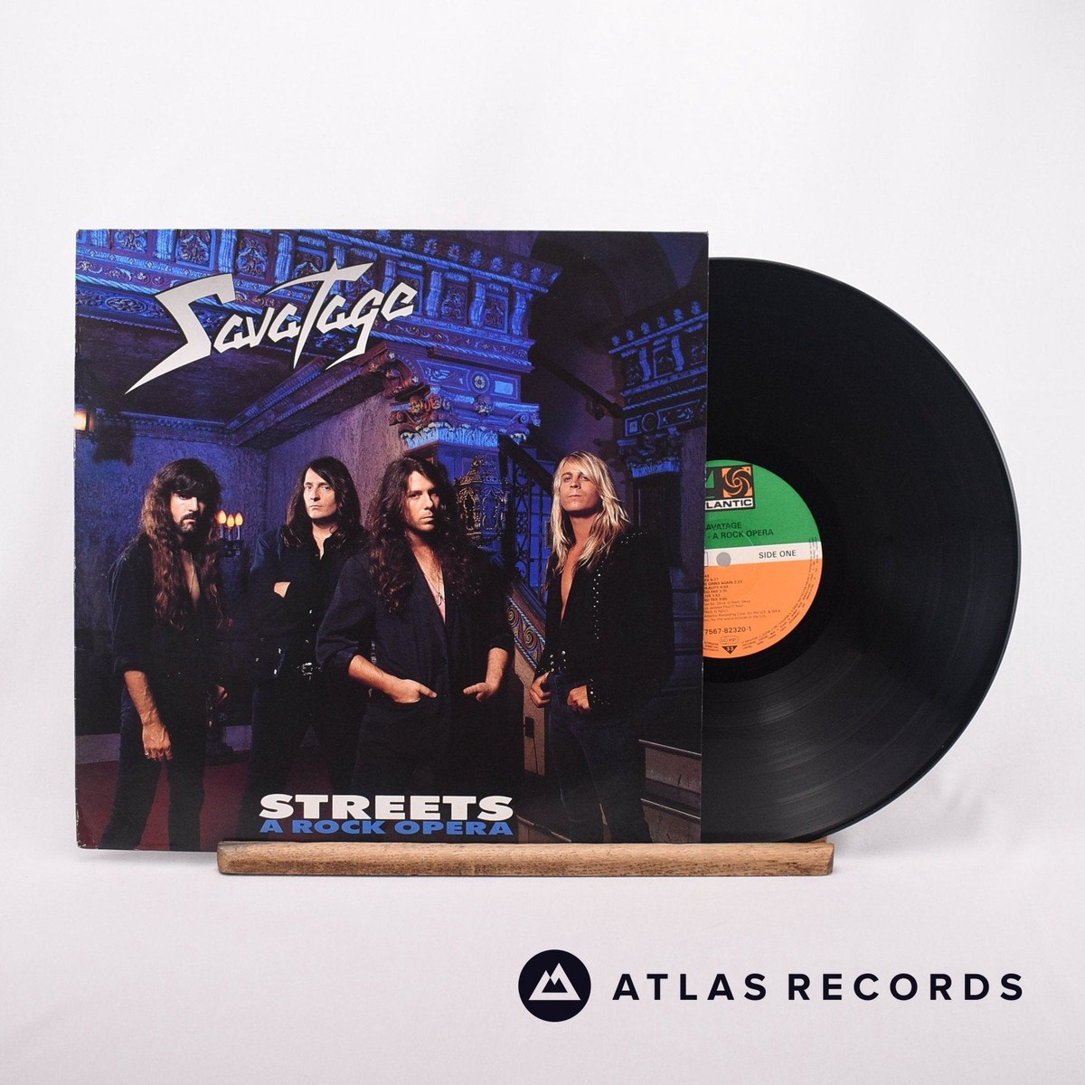 Savatage – Streets (A Rock Opera) – 1-A 1-B LP Vinyl Record – EX/EX